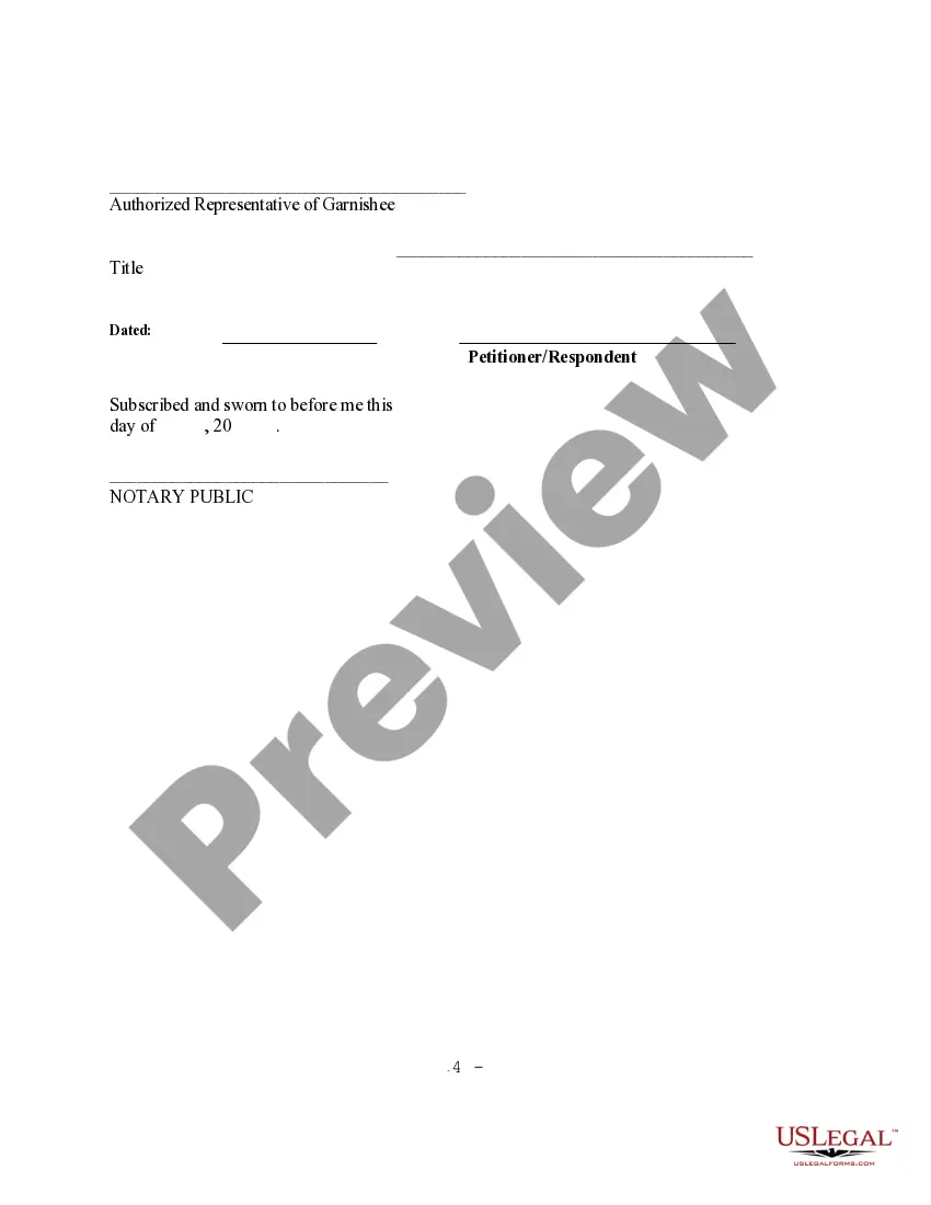 Get Garnishment Disclosure Preview Garnishment Disclosure
