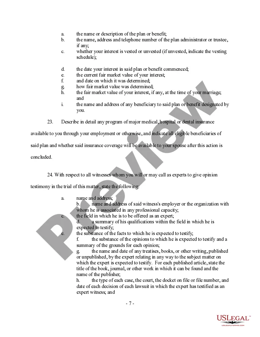 Get Discovery - Interrogatories - Real or Personal Property and Child Custody Preview Discovery - Interrogatories - Real or Personal Property and Child Custody