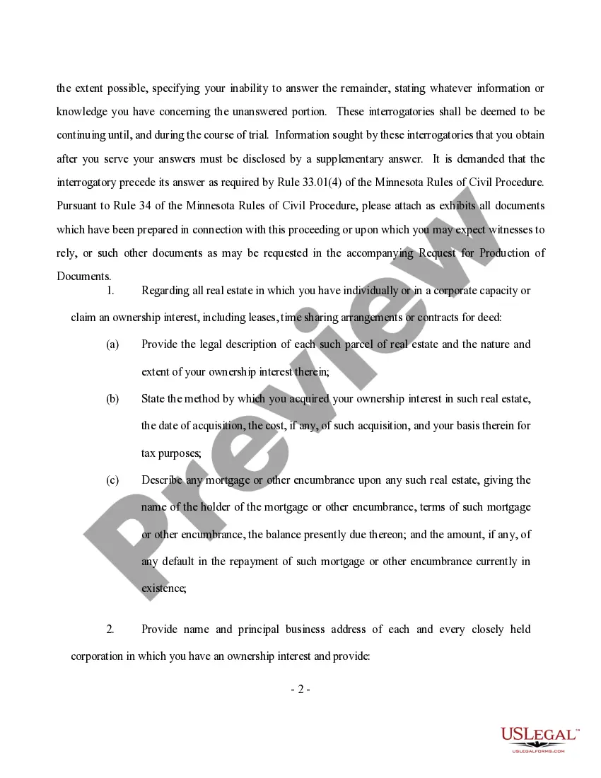 Preview Discovery - Petitioner's First Set of Interrogatories to Respondent