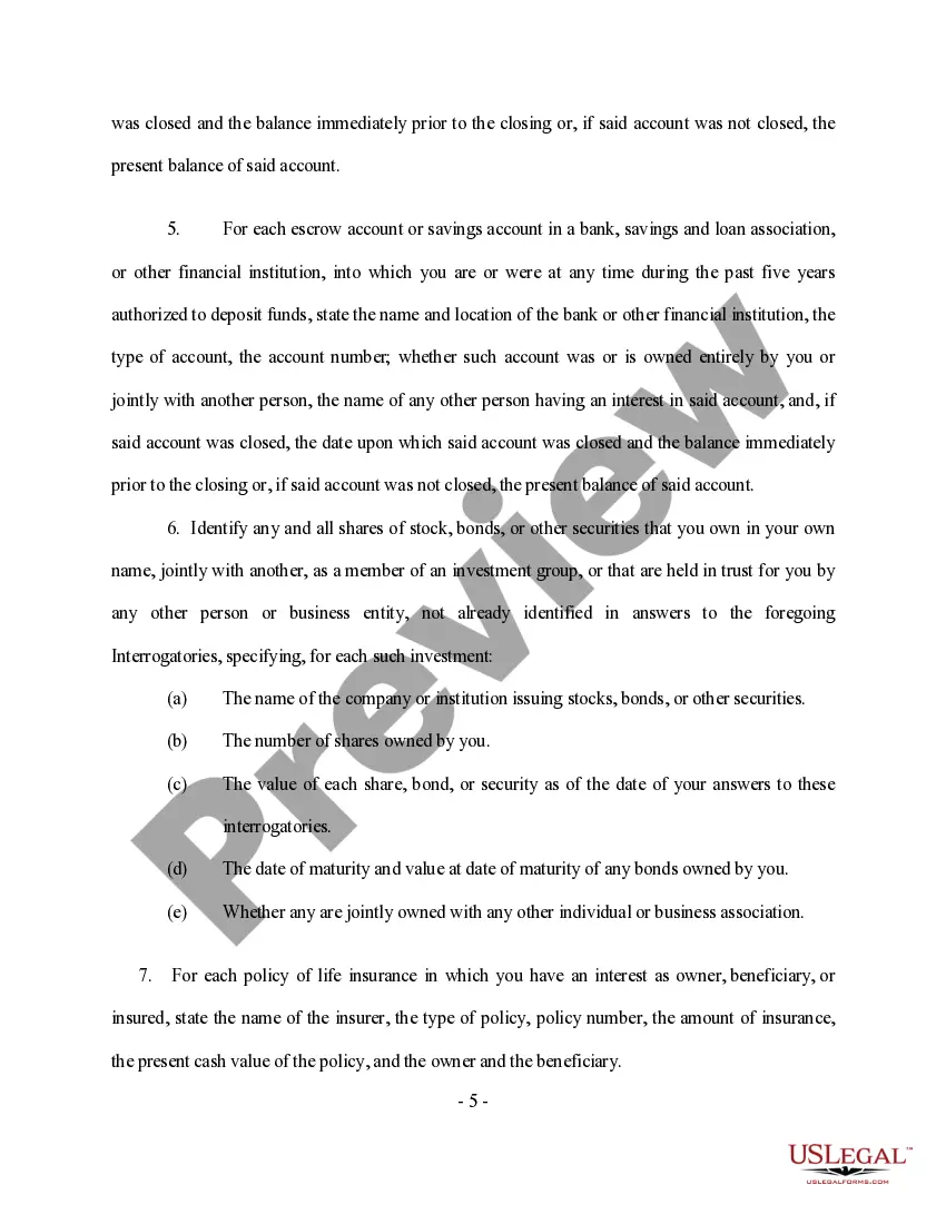 Preview Discovery - Petitioner's First Set of Interrogatories to Respondent