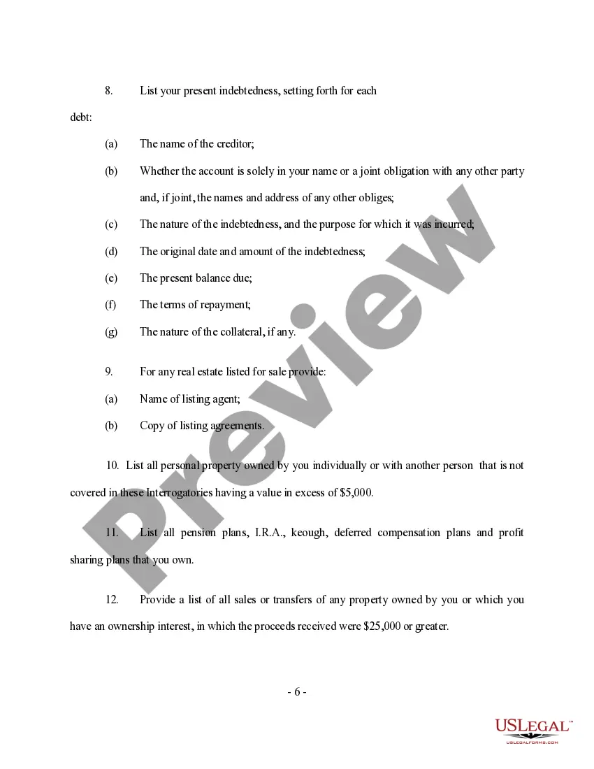 Preview Discovery - Petitioner's First Set of Interrogatories to Respondent
