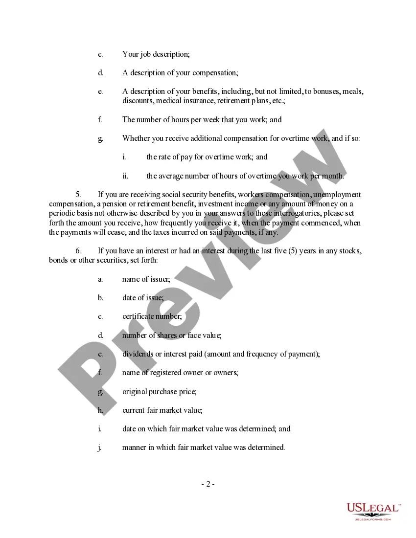 Get Interrogatories Preview Interrogatories