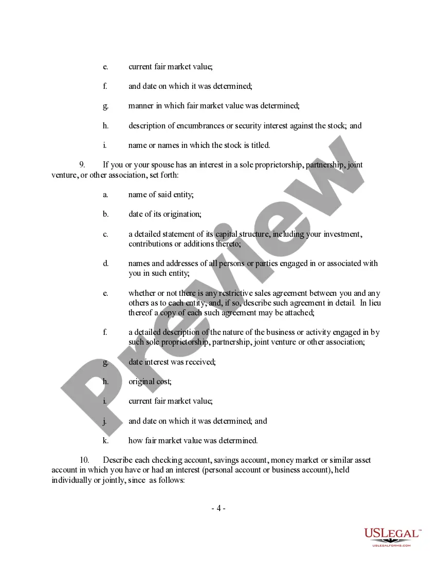 Get Interrogatories Preview Interrogatories