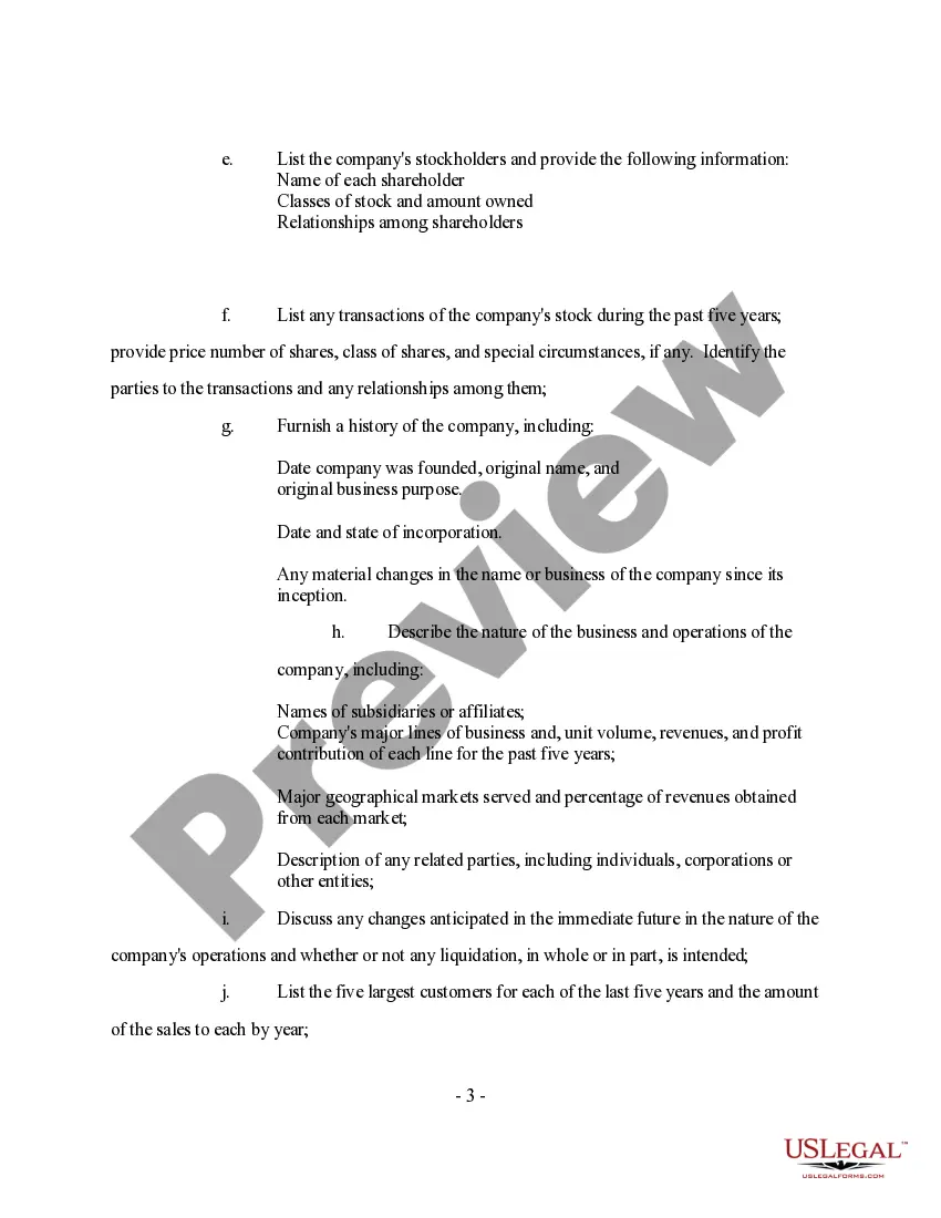 Preview Discovery - Interrogatories