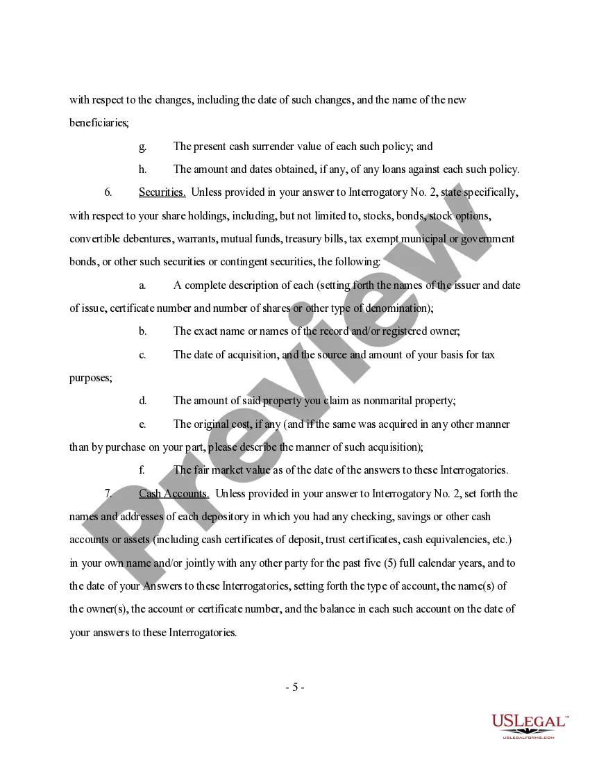 Preview Discovery - Interrogatories