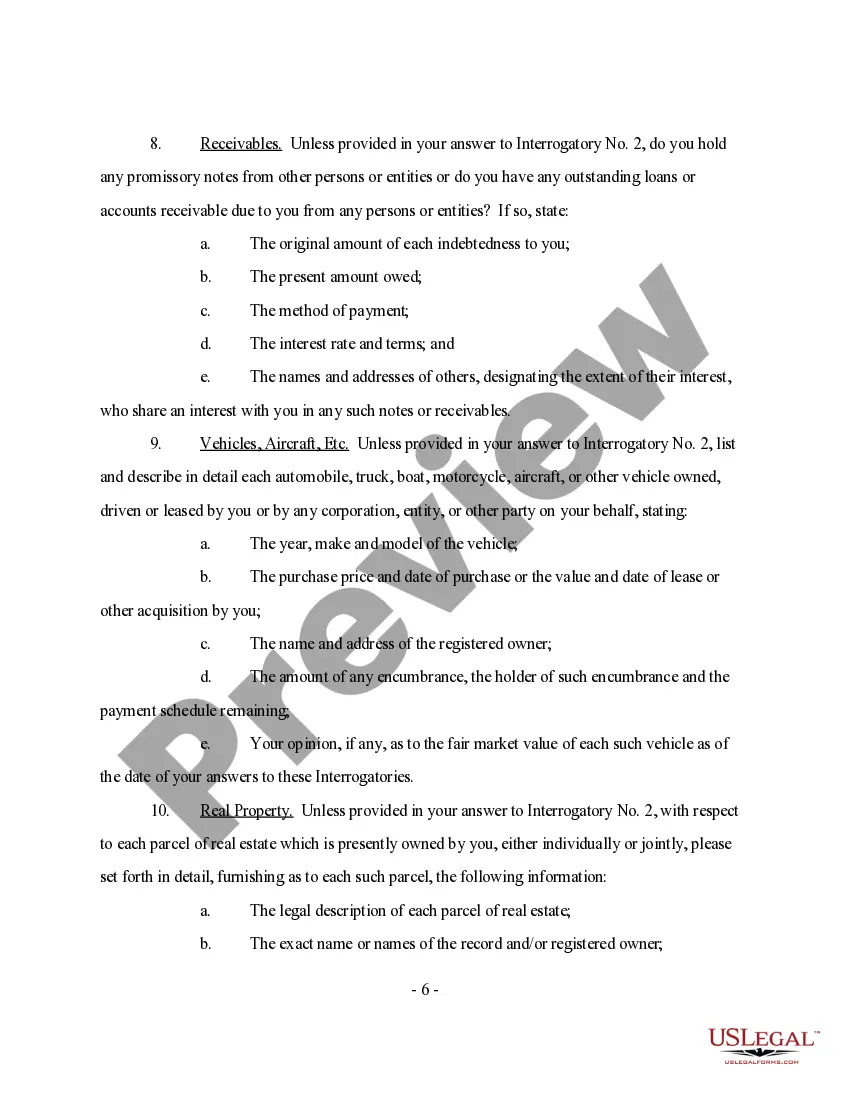 Preview Discovery - Interrogatories