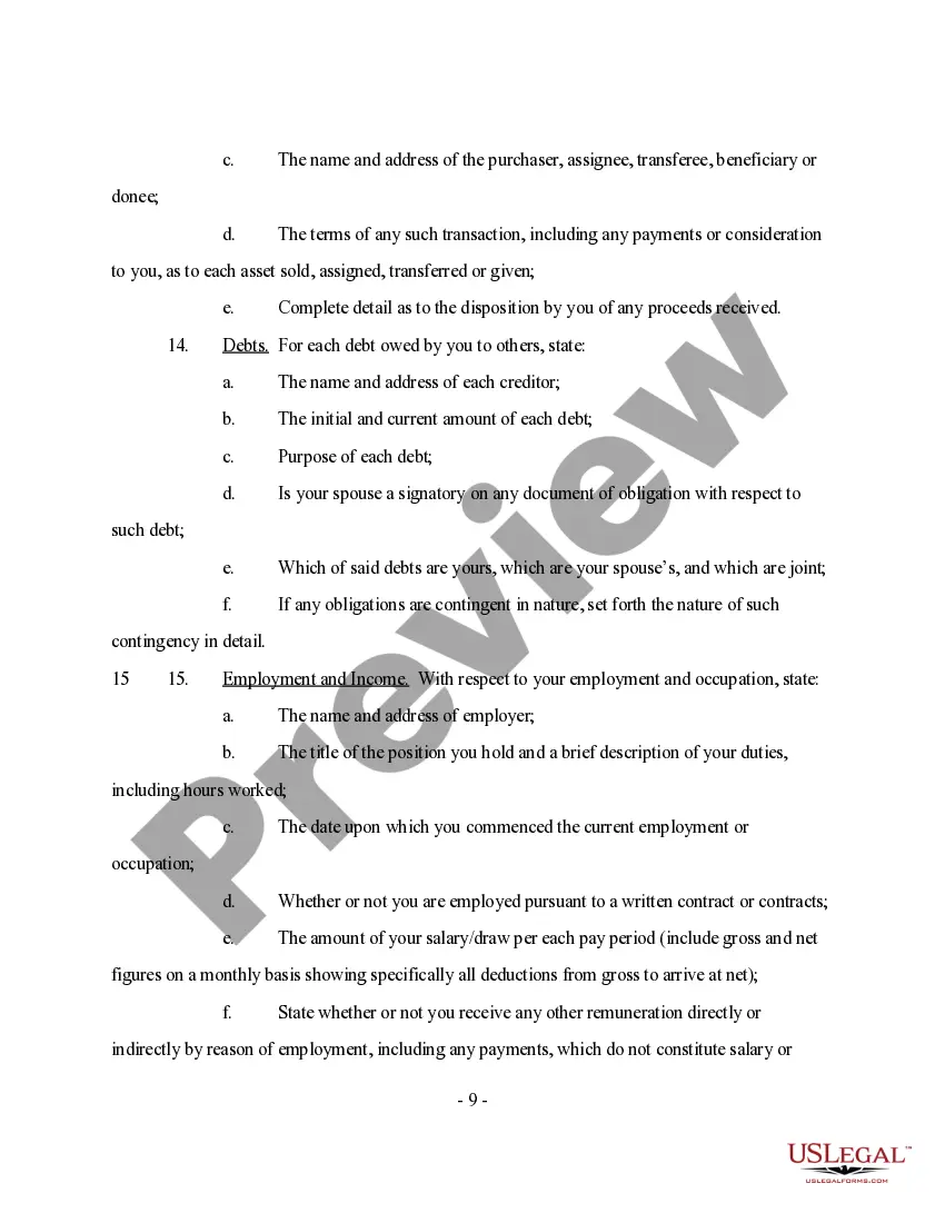 Preview Discovery - Interrogatories