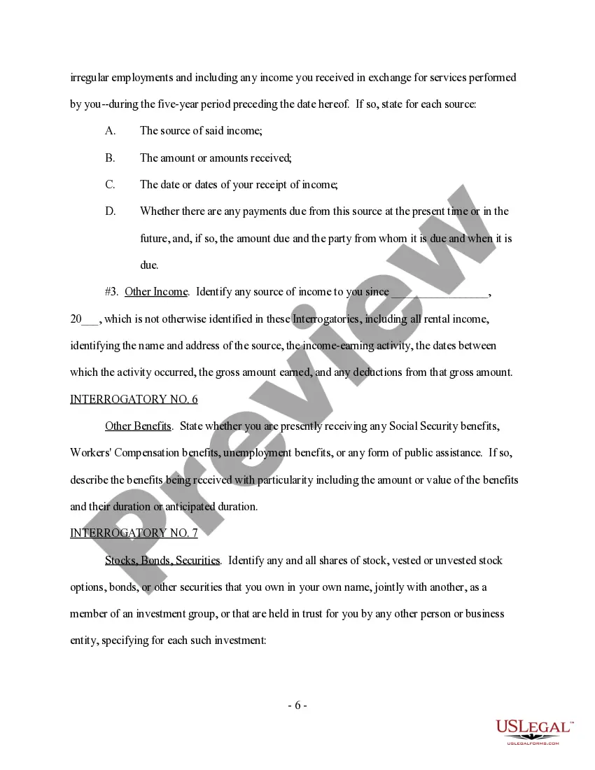 Get Discovery - First Set of Interrogatories to Petitioner - or Respondent Preview Discovery - First Set of Interrogatories to Petitioner - or Respondent