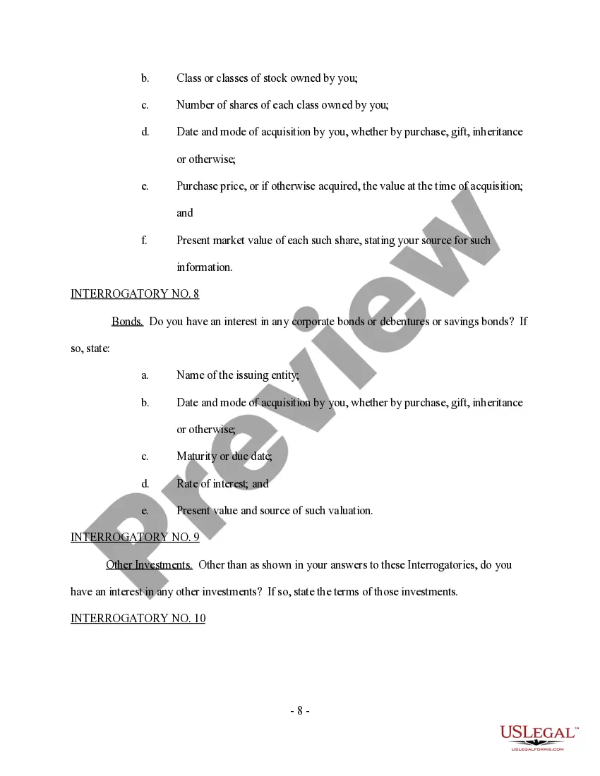 Get Discovery - First Set of Interrogatories to Petitioner - or Respondent Preview Discovery - First Set of Interrogatories to Petitioner - or Respondent