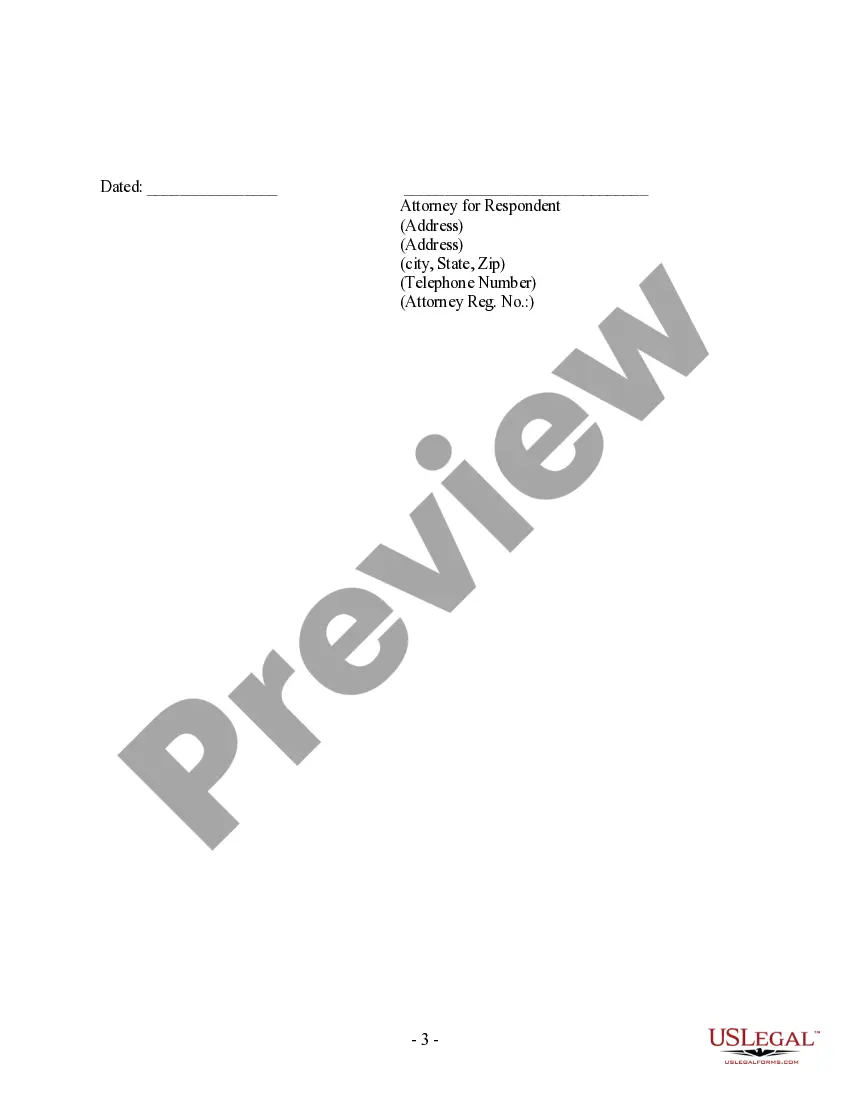 Preview Respondent's Statement of Case