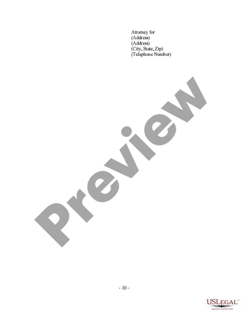 Preview General Denial and Dismissal