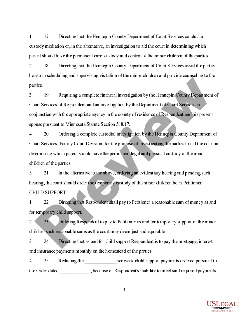 Preview General Denial and Dismissal