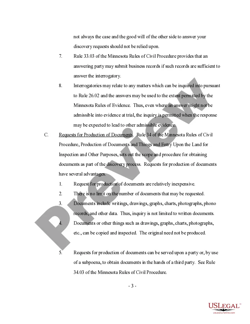 Preview Discovery - Paternity Action Overview, Tips and Pointers Sheet