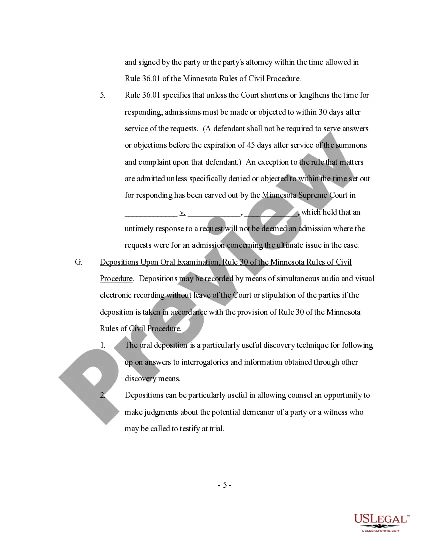 Preview Discovery - Paternity Action Overview, Tips and Pointers Sheet