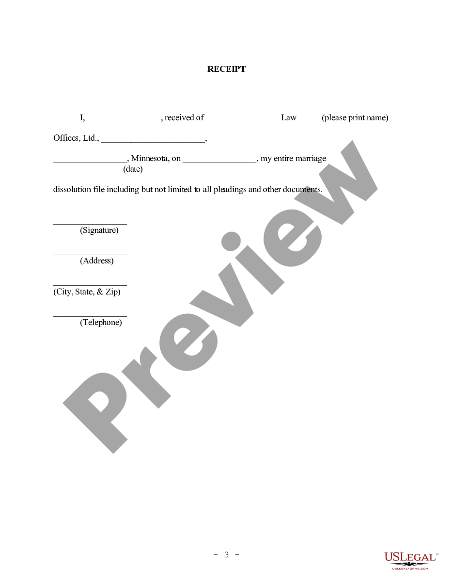 page 2 Acknowledgment of Receipt of Client Records preview