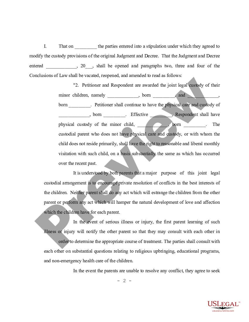 utah custody change form