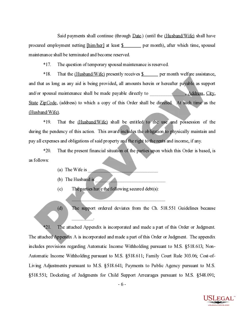 Preview Stipulation and Order for Temporary Relief