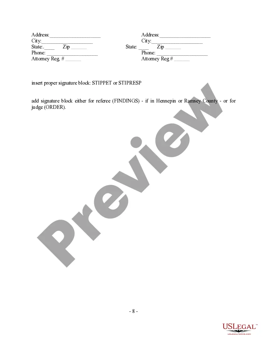 Preview Stipulation and Order for Temporary Relief