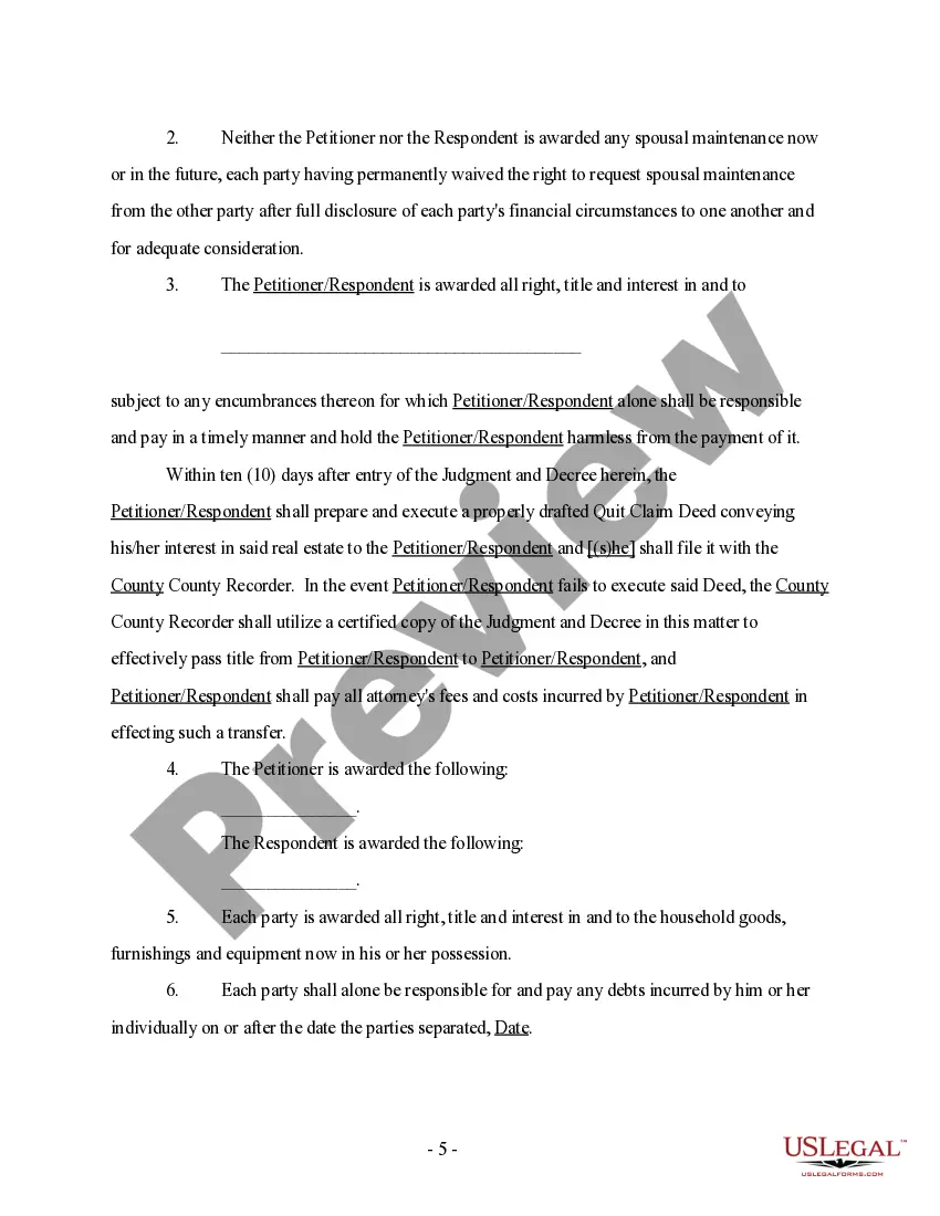 Get Findings of Fact, Conclusions of Law, Order for Judgment, Judgment and Decree - template Preview Findings of Fact, Conclusions of Law, Order for Judgment, Judgment and Decree - template