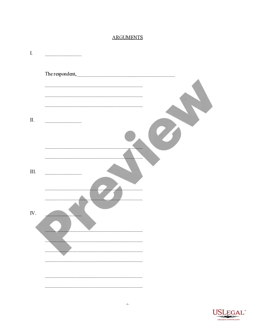 Preview Appellant's Reply Brief and Appendix - template