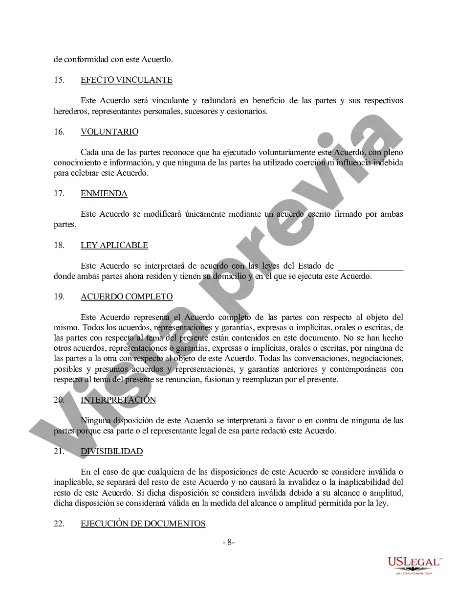 Preview Acuerdo de propiedad prenupcial