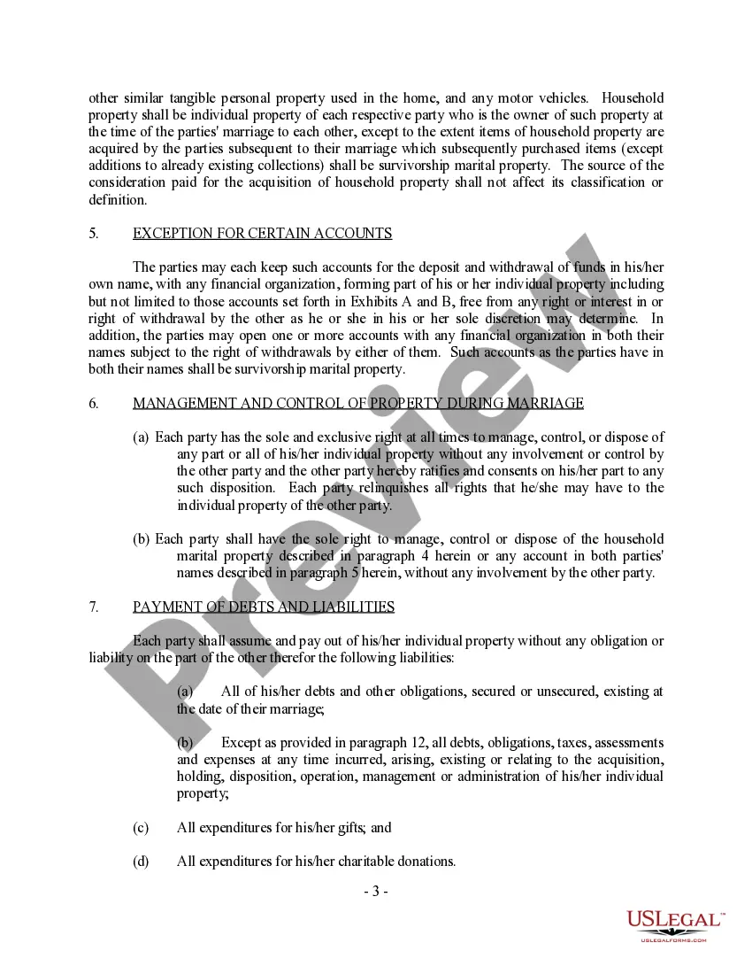 Get Prenuptial Property Agreement Preview Prenuptial Property Agreement