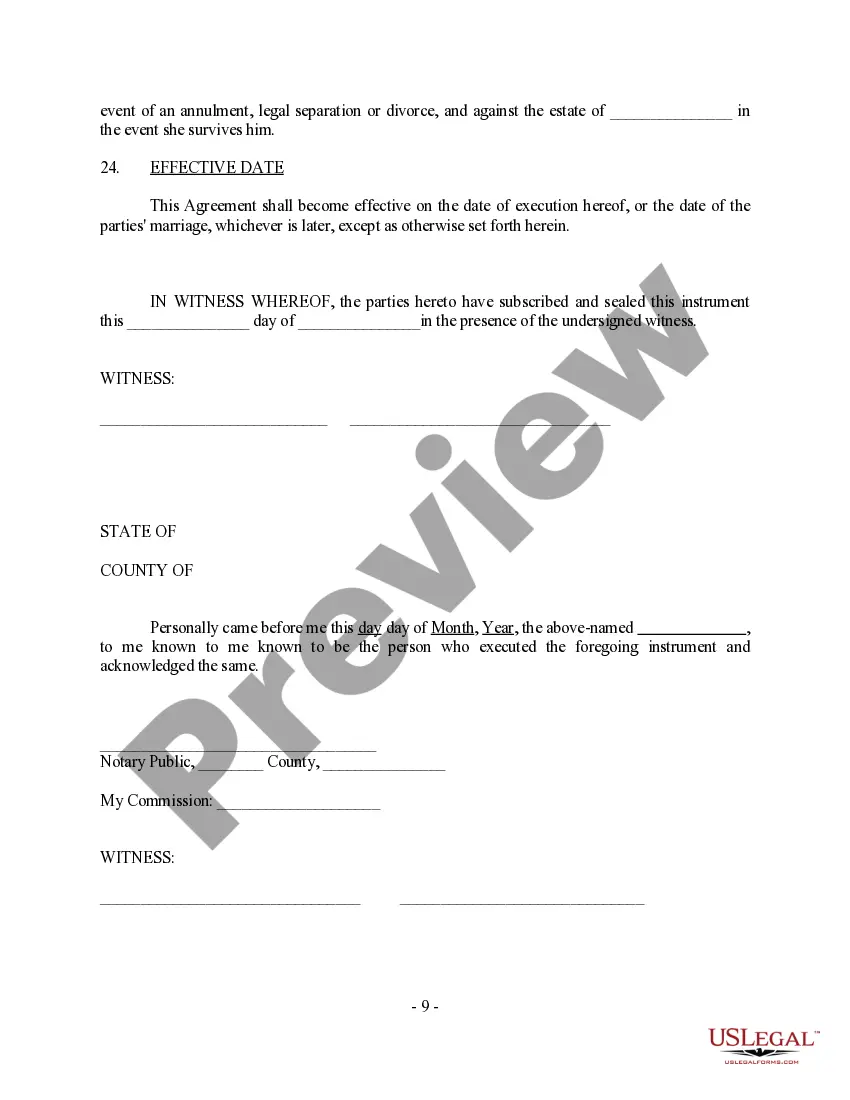 Get Prenuptial Property Agreement Preview Prenuptial Property Agreement