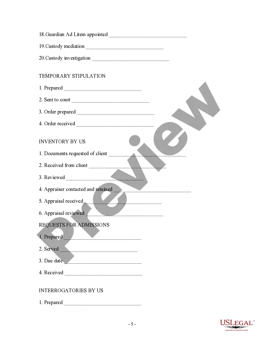 Get Partial checklist of tasks - steps for opening client file Preview Partial checklist of tasks - steps for opening client file