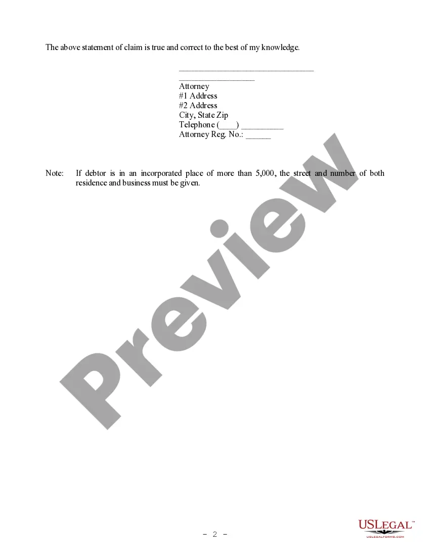 Preview Affidavit of Identification of Judgment Debtor and of Judgment Amount Owing