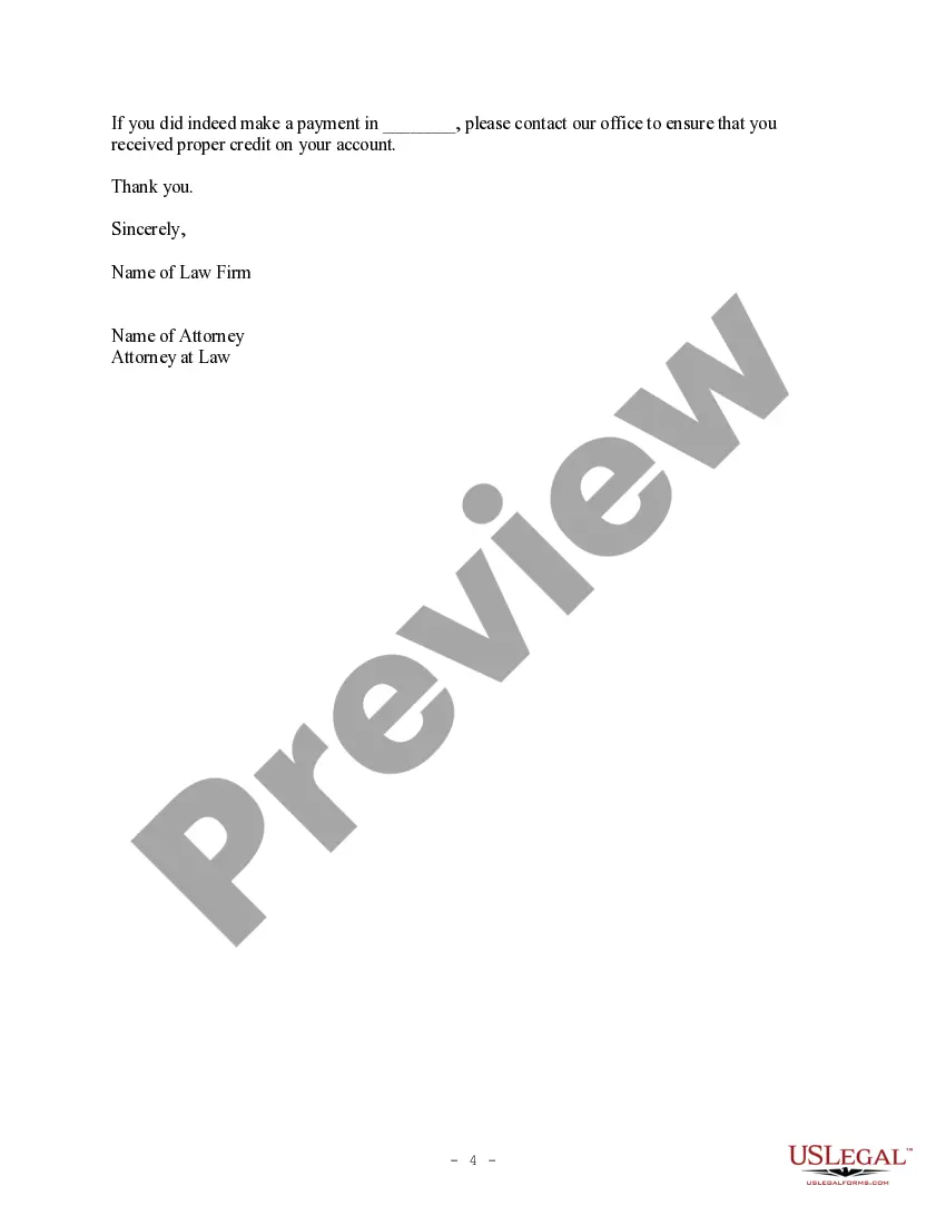 Preview Letter to Client regarding Hearing Scheduled on Client's Outstanding Attorney's Fees