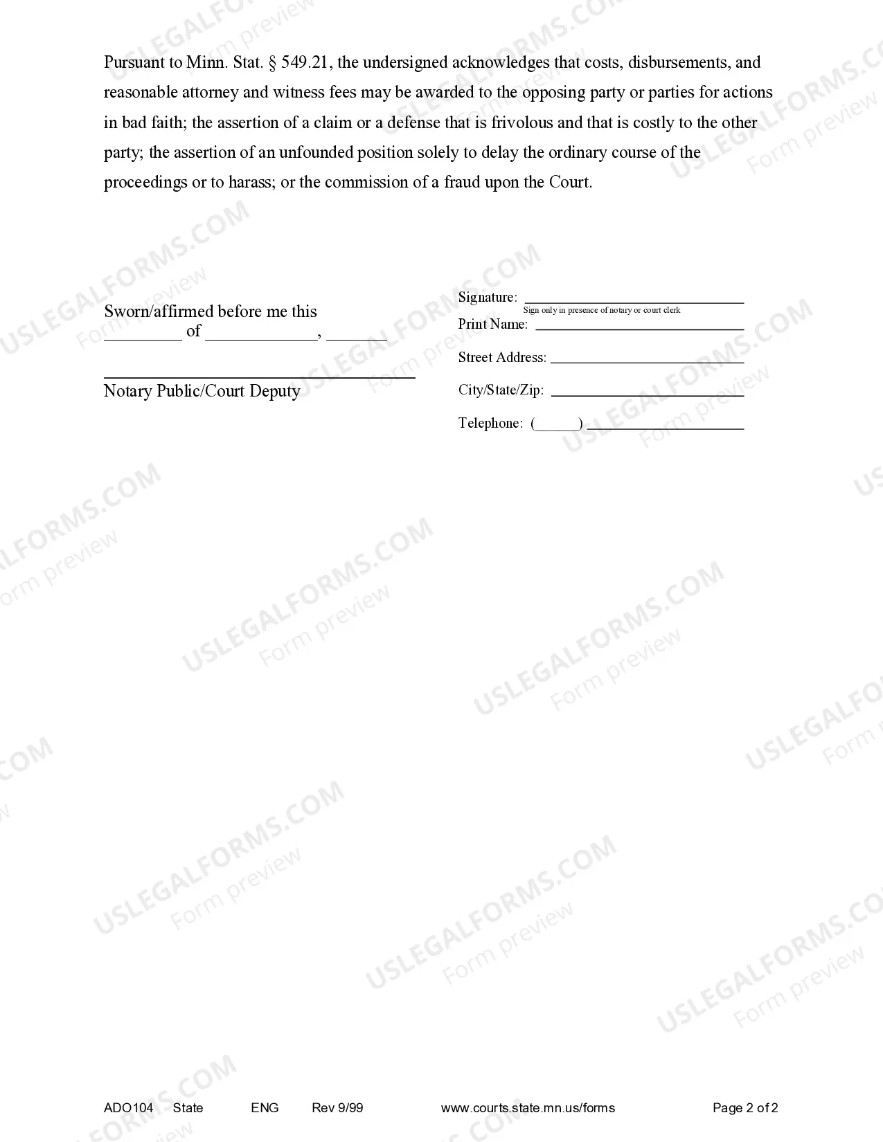 Preview Intent To Claim Parental Rights