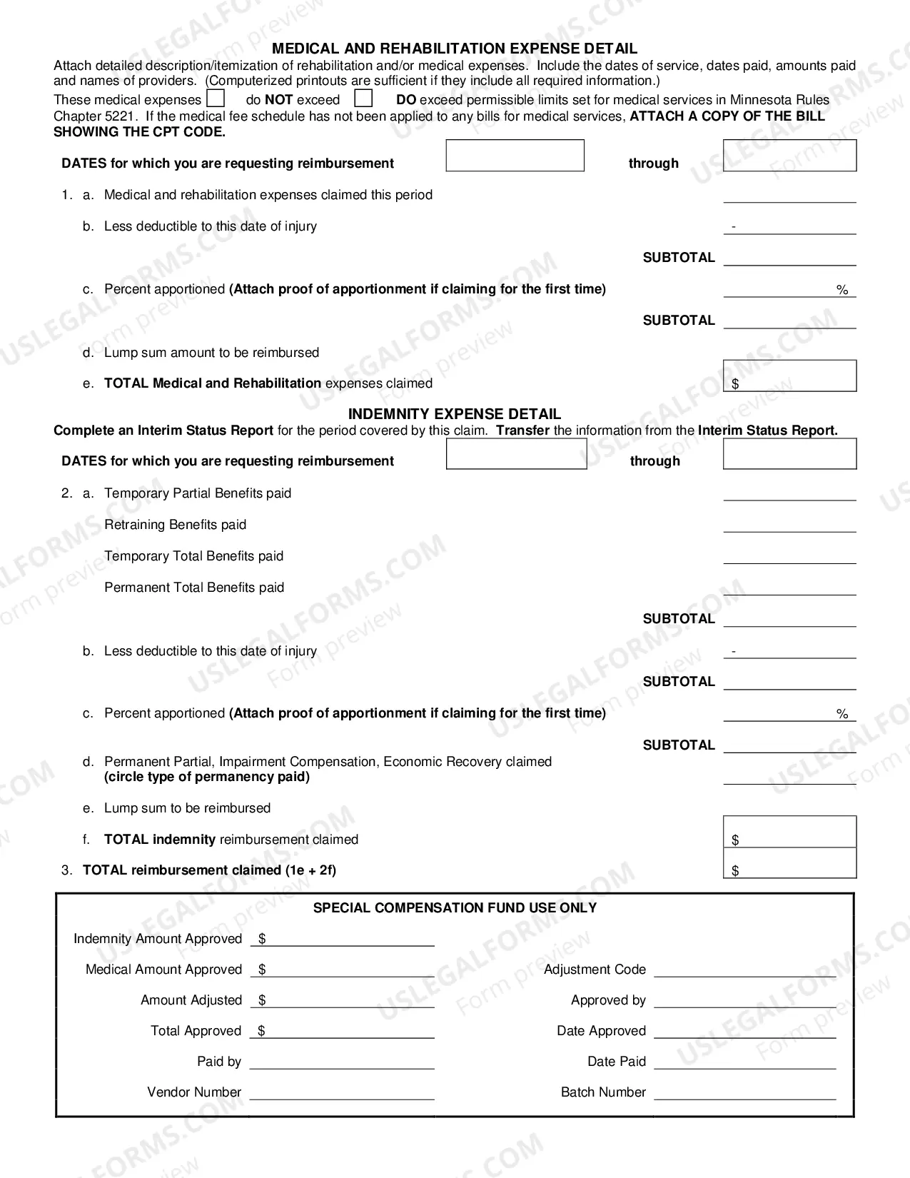 Preview Annual Claim Second Injury Fund for Workers' Compensation