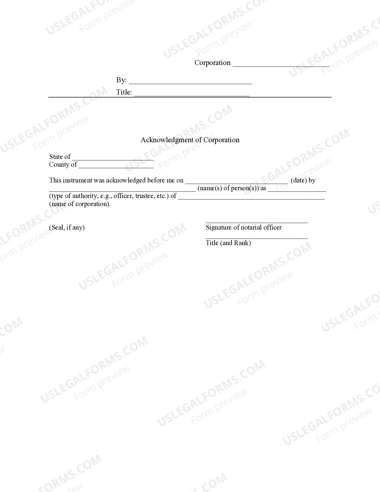 Preview Bill of Sale with Warranty for Corporate Seller