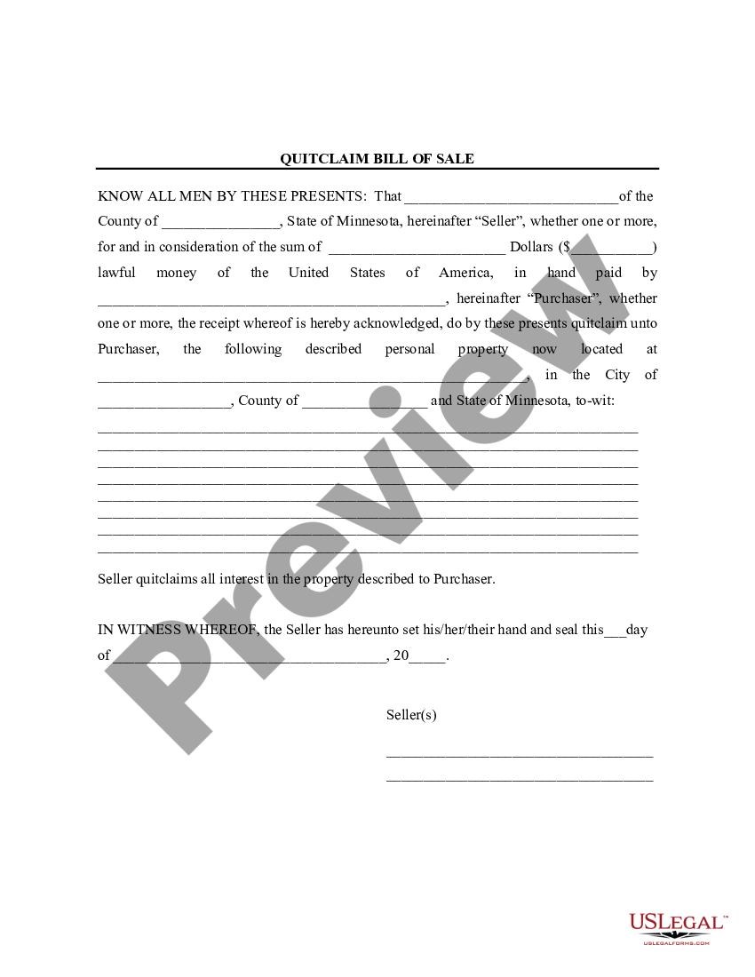 Minnesota Snowmobile Bill Of Sale Form Us Legal Forms