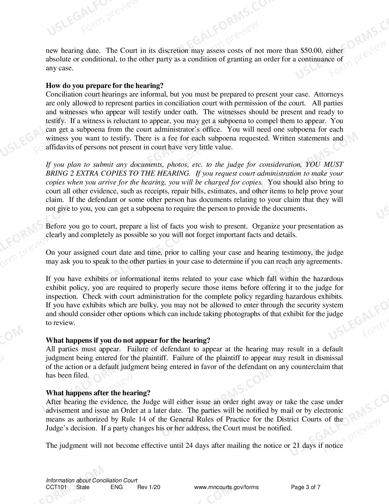 Preview Conciliation Court Brochure