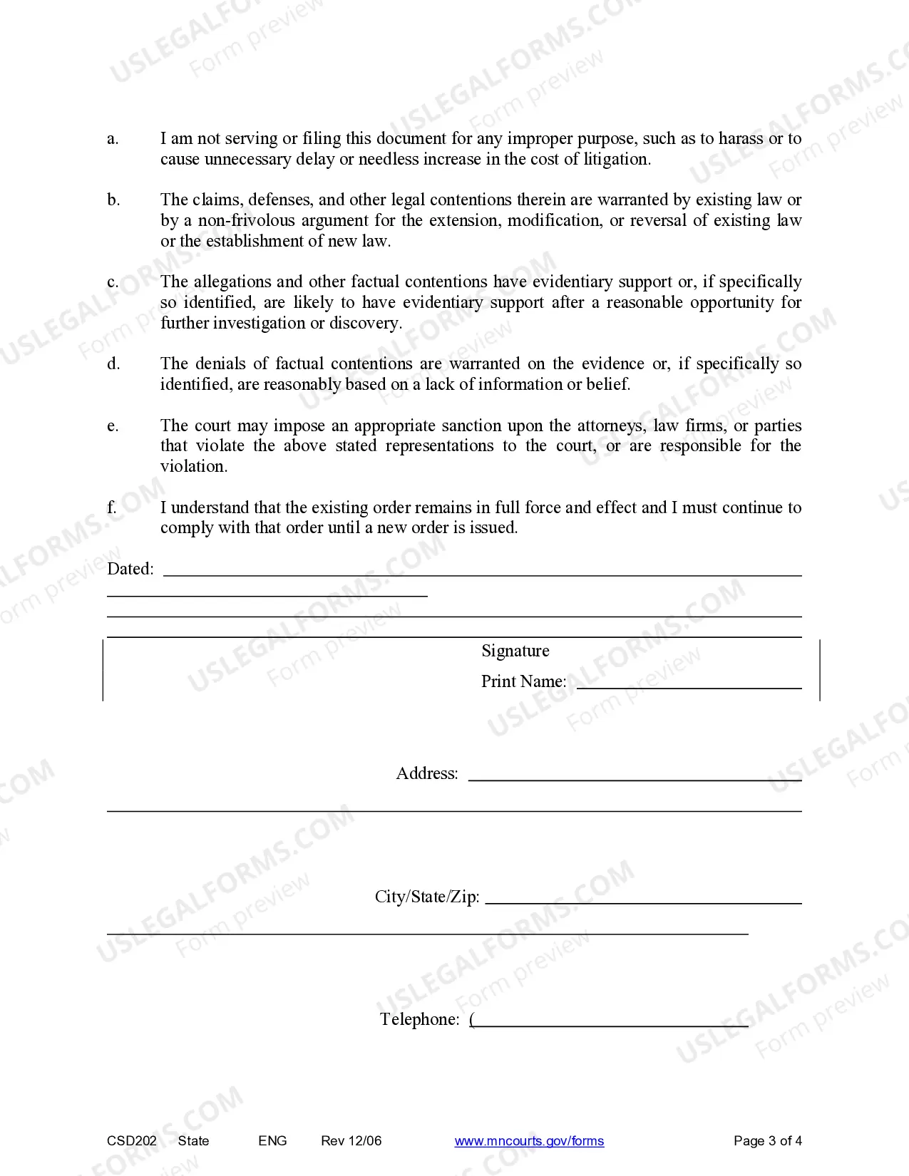 Preview Notice and Motion to Modify Child Support and or Spousal Maintenance
