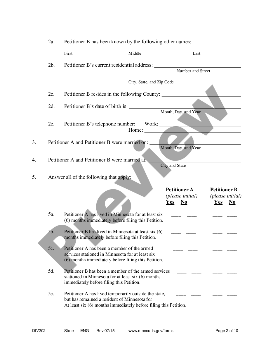 page 1 Summary Dissolution Form preview
