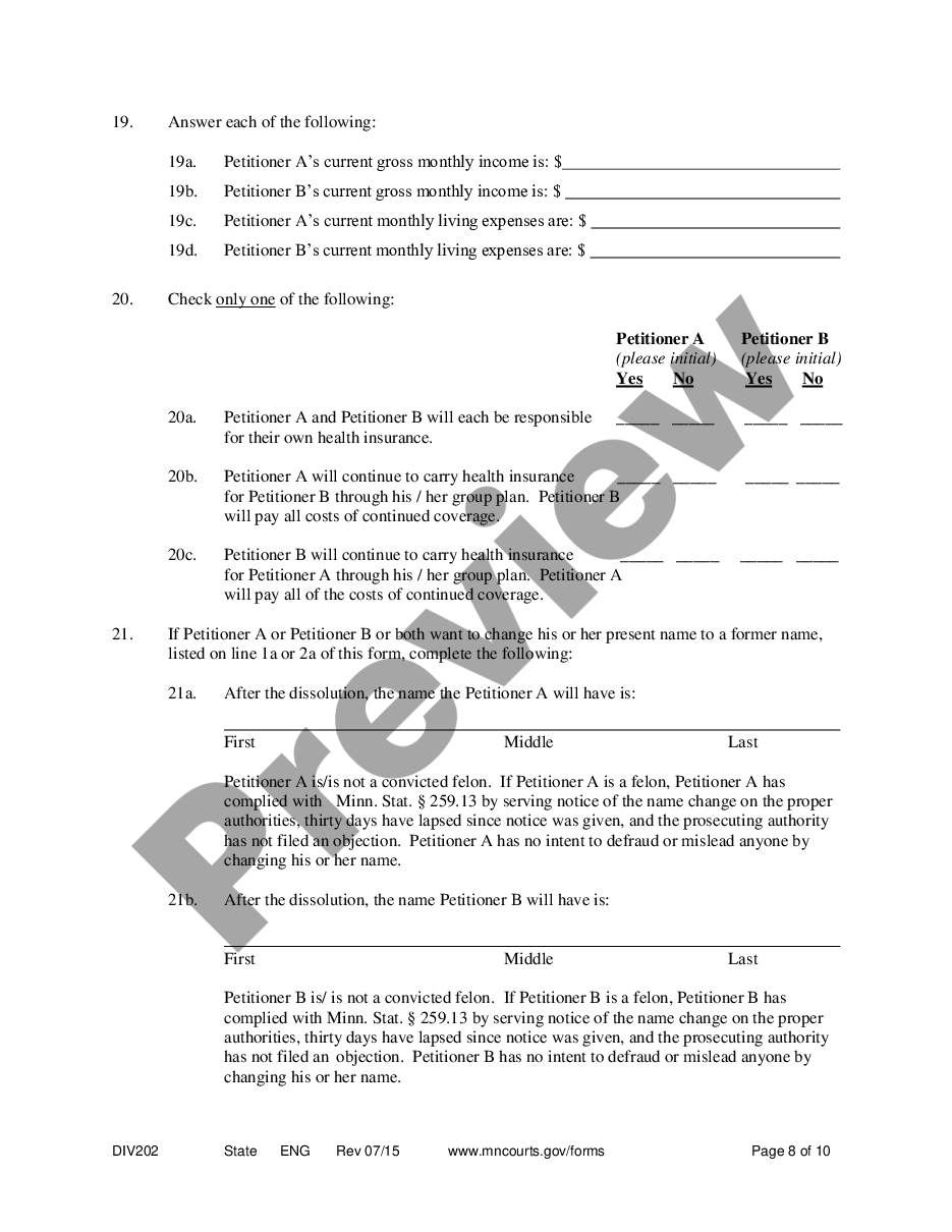 page 7 Summary Dissolution Form preview