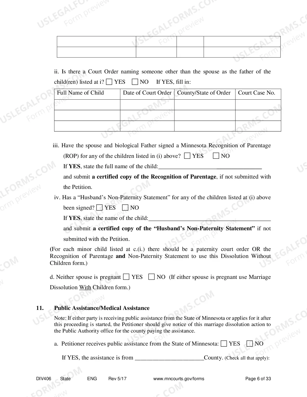 Preview Marital Termination Agreement without Children