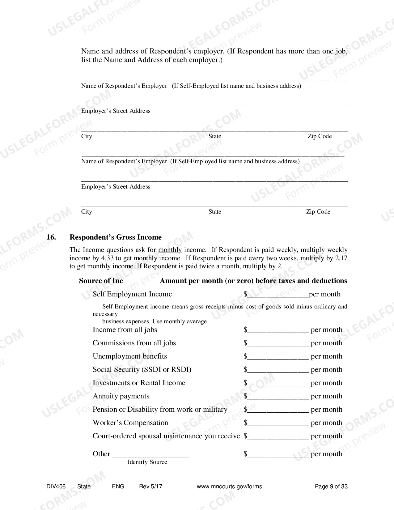 Preview Marital Termination Agreement without Children