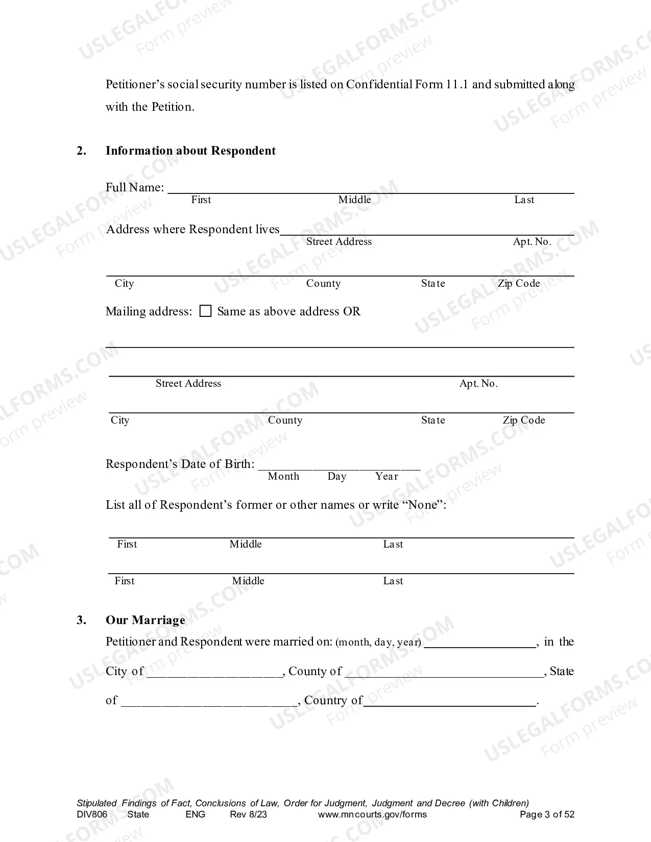 Preview Marital Termination Agreement