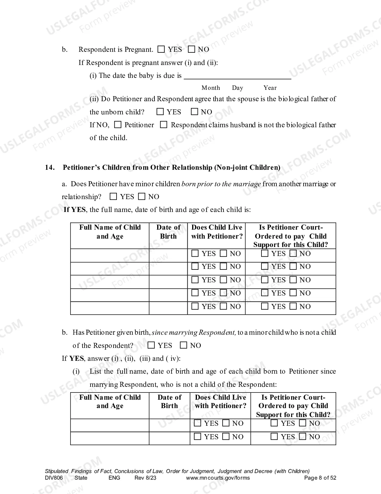 Preview Marital Termination Agreement