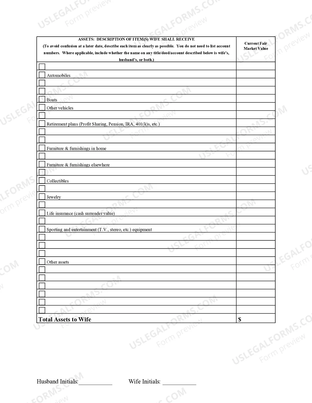 Preview Marital Domestic Separation and Property Settlement Agreement Minor Children Parties May have Joint Property or Debts where Divorce Action Filed