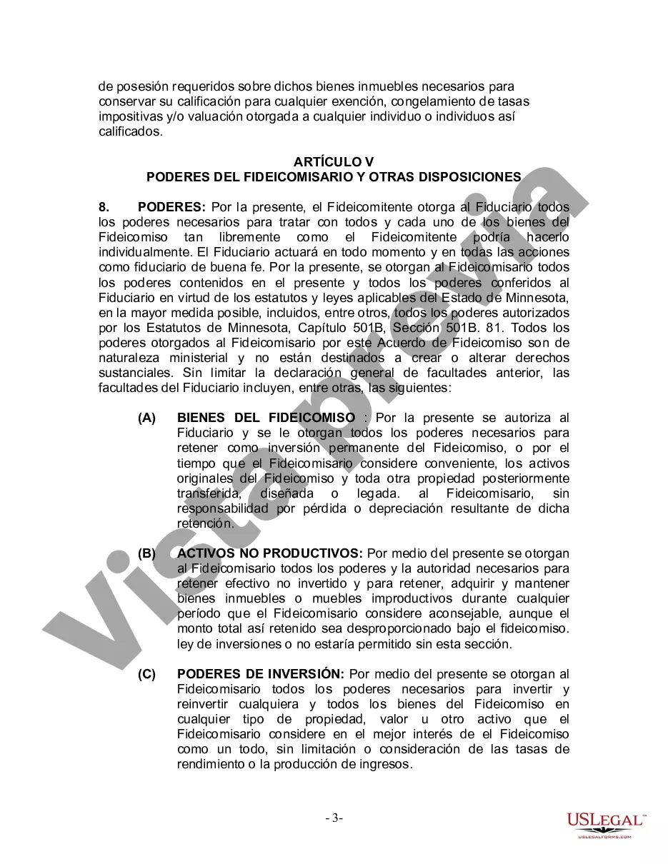 Preview Fideicomiso en vida para esposo y esposa con hijos menores o adultos