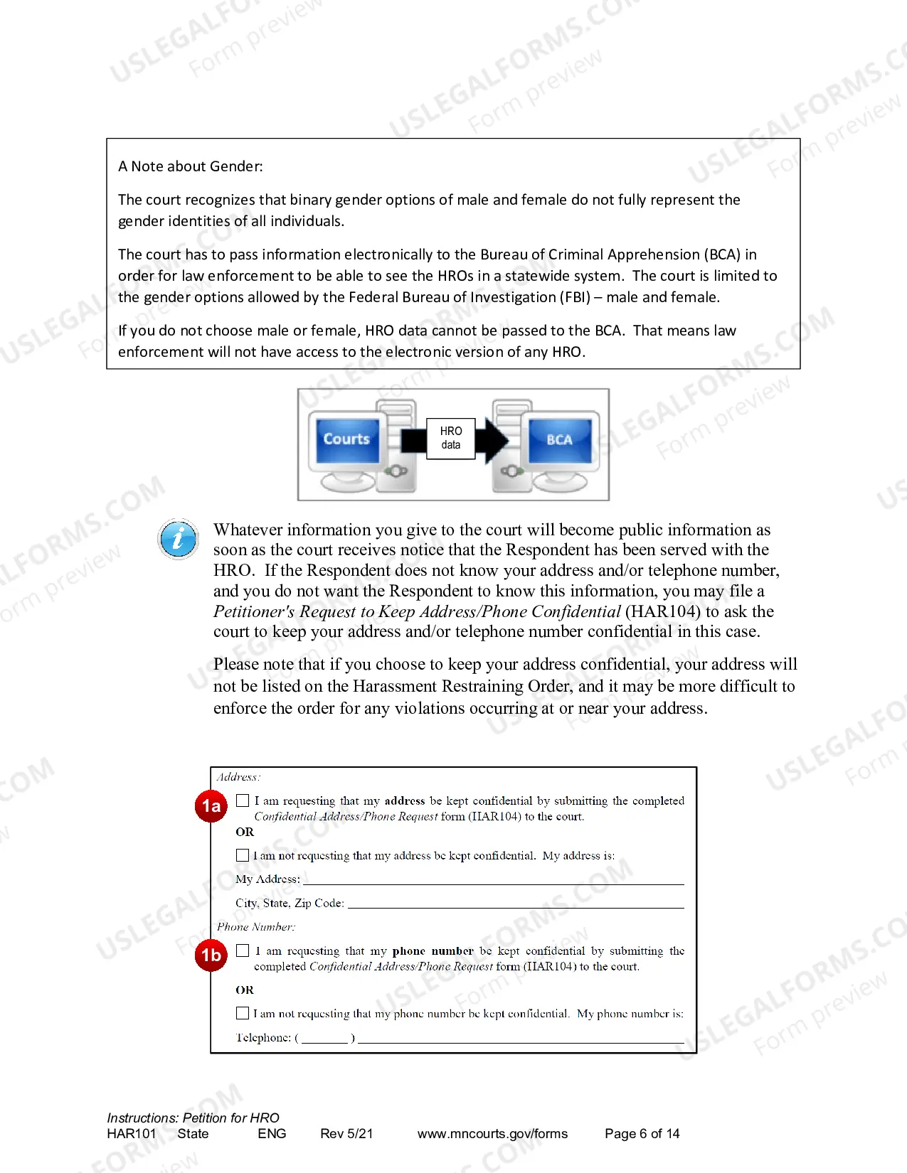 Preview How to Apply for a Harassment Restraining Order - Petitioner Instructions