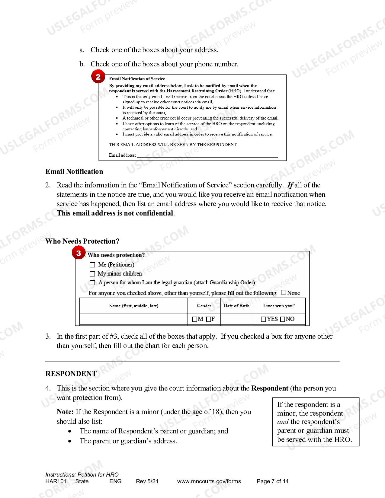 Preview How to Apply for a Harassment Restraining Order - Petitioner Instructions
