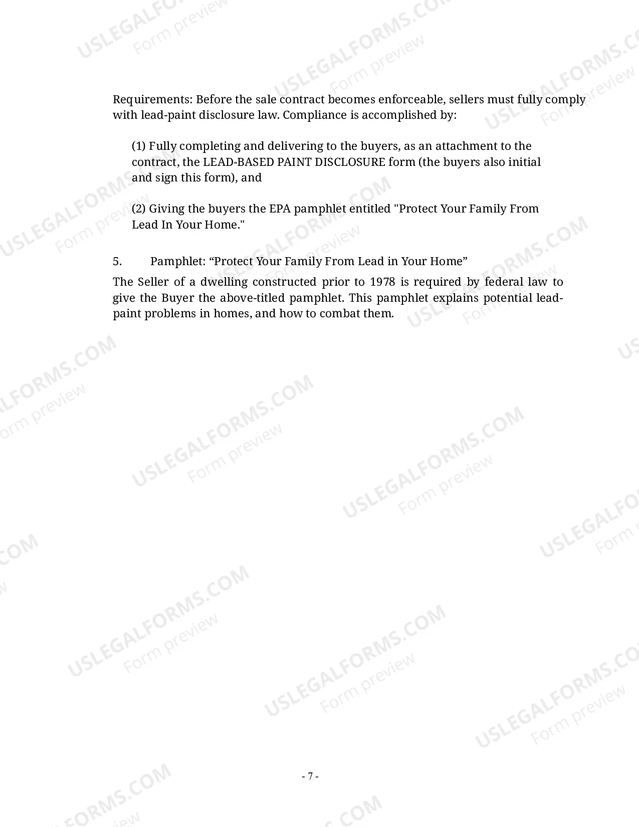 Preview Minnesota Real Estate Home Sales Package with Offer to Purchase, Contract of Sale, Disclosure Statements and more for Residential House