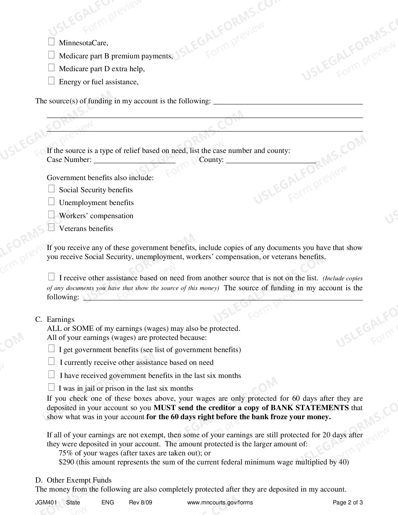 Preview Exemption Notice