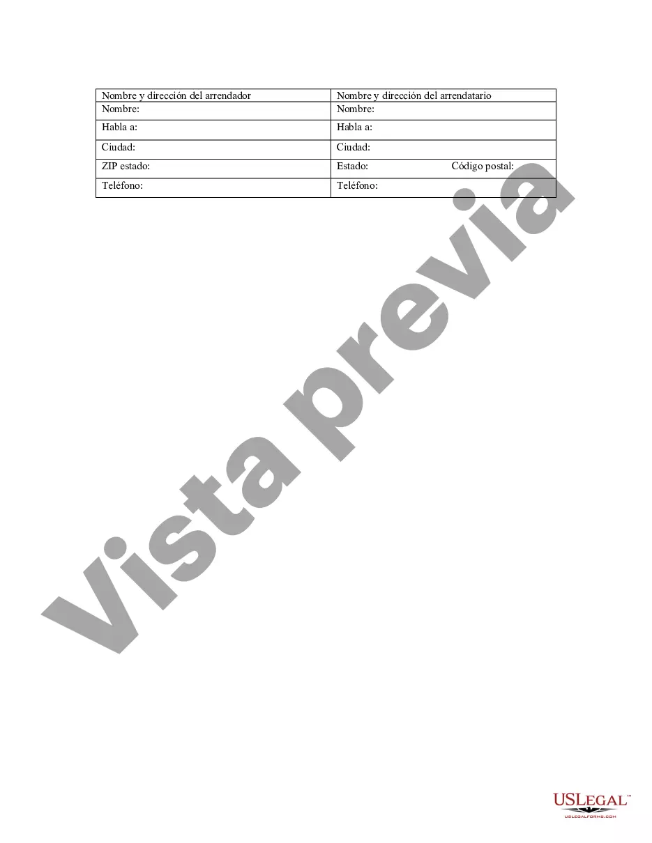 Preview Aviso de Arrendamiento para Grabación