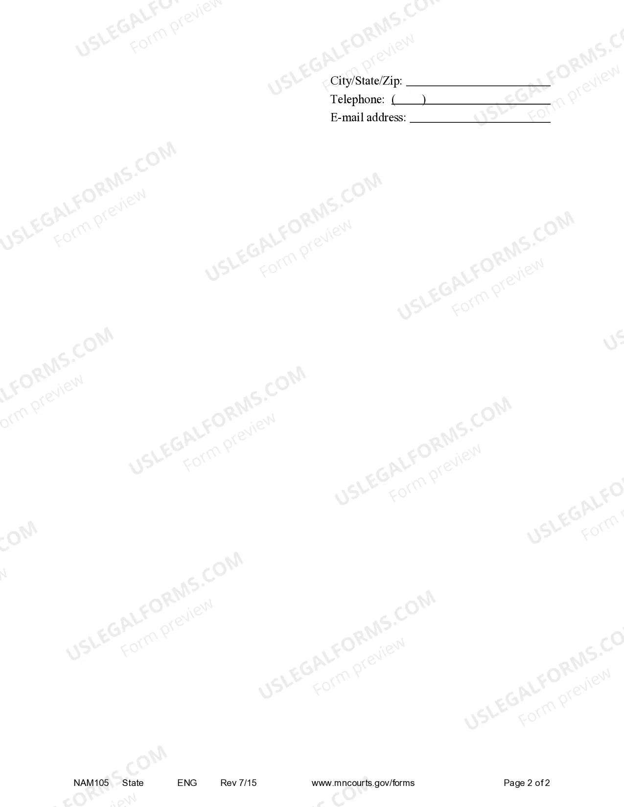 Preview Inmate Affidavit For Name Change